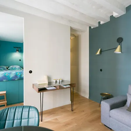 Romantic Brand New In Paris, Bathroom, Kitchen